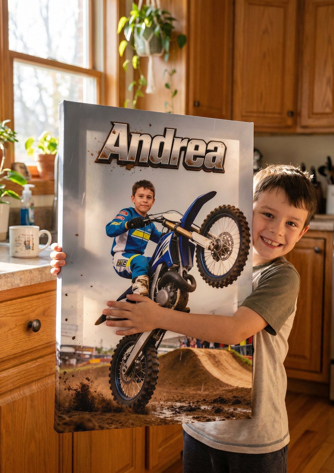 Campione di motocross — mockup