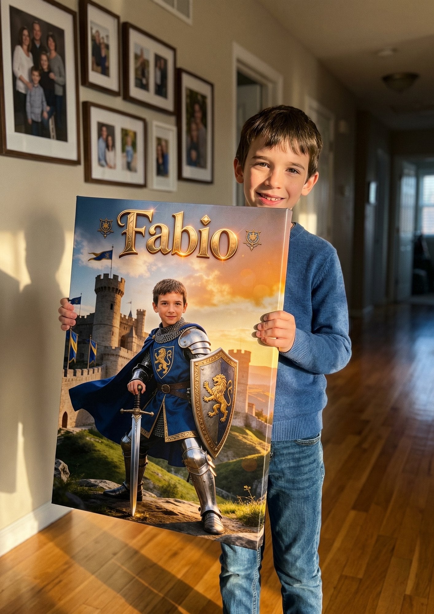 Cavaliere medievale — mockup