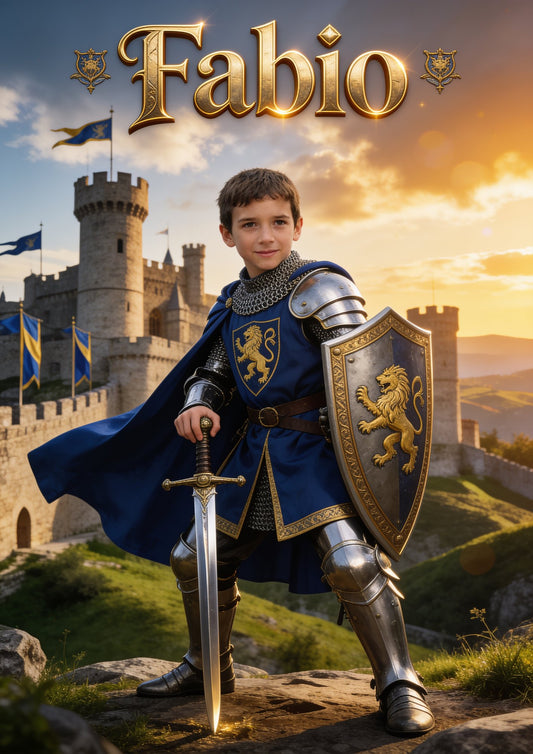 Cavaliere medievale — ritratto