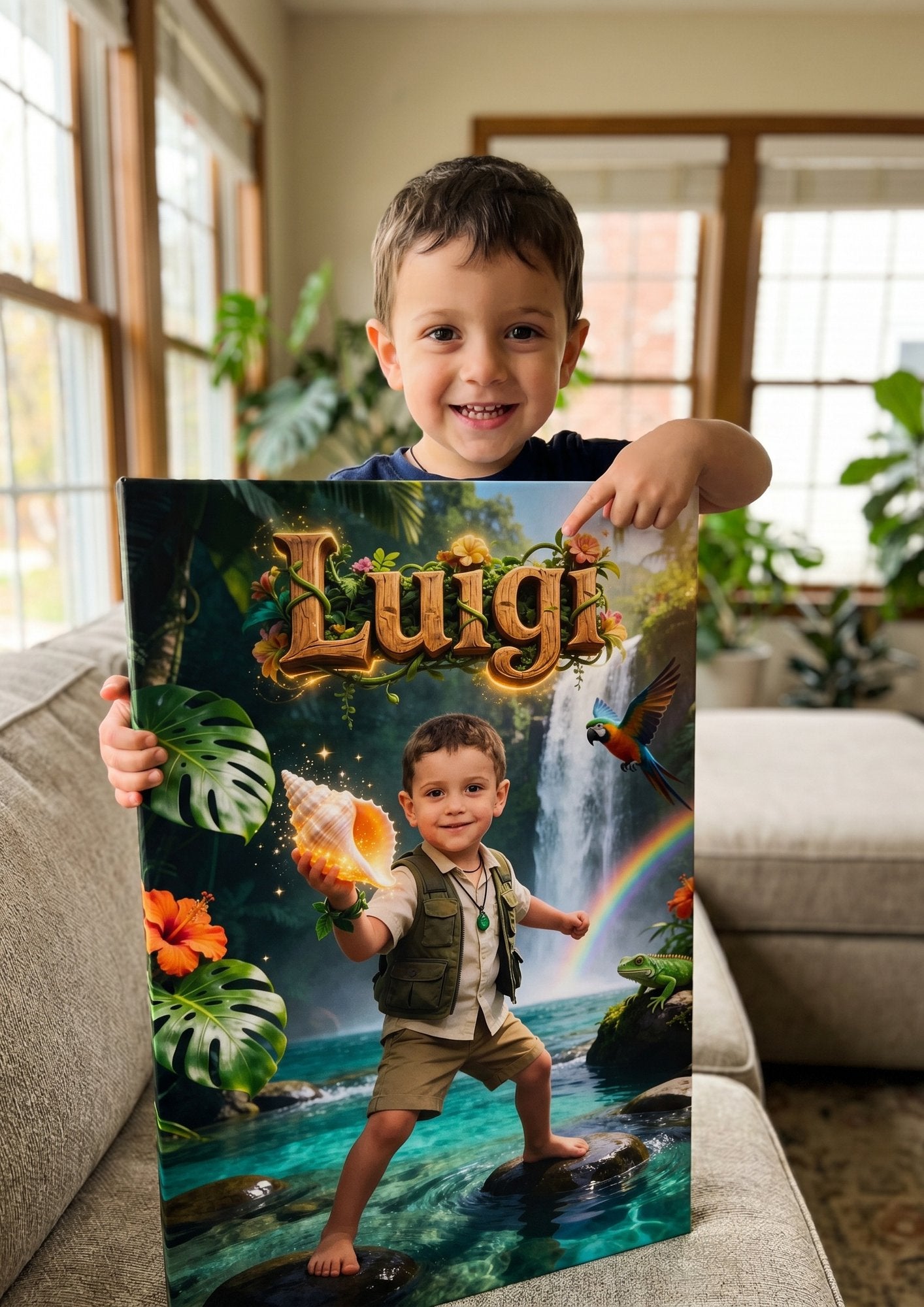 Ragazzo della giungla — mockup
