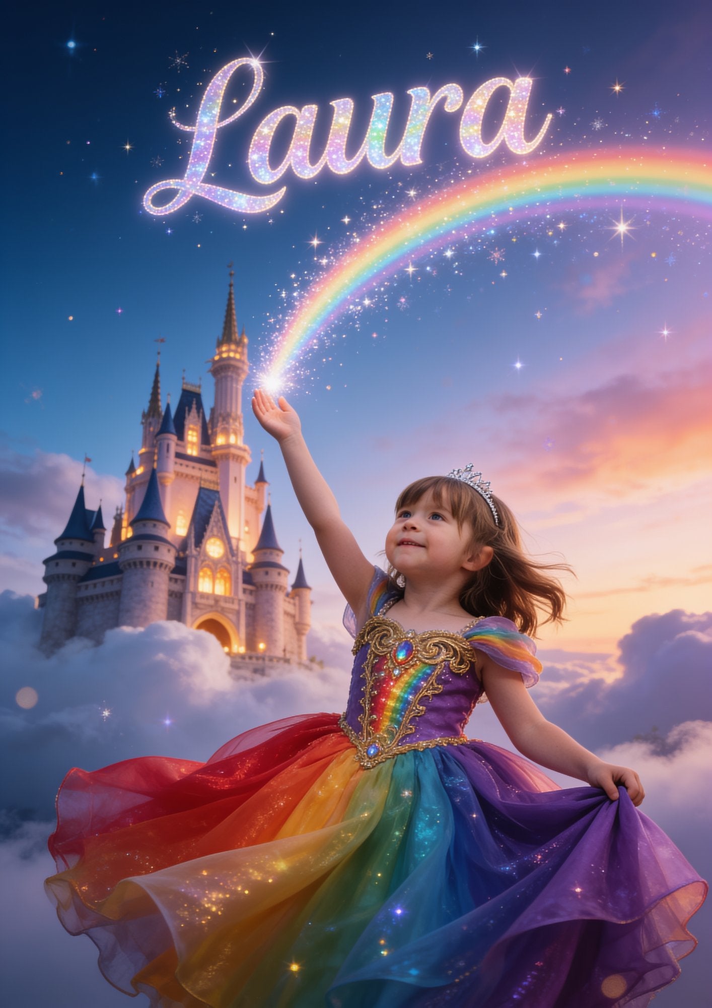 Principessa arcobaleno — ritratto