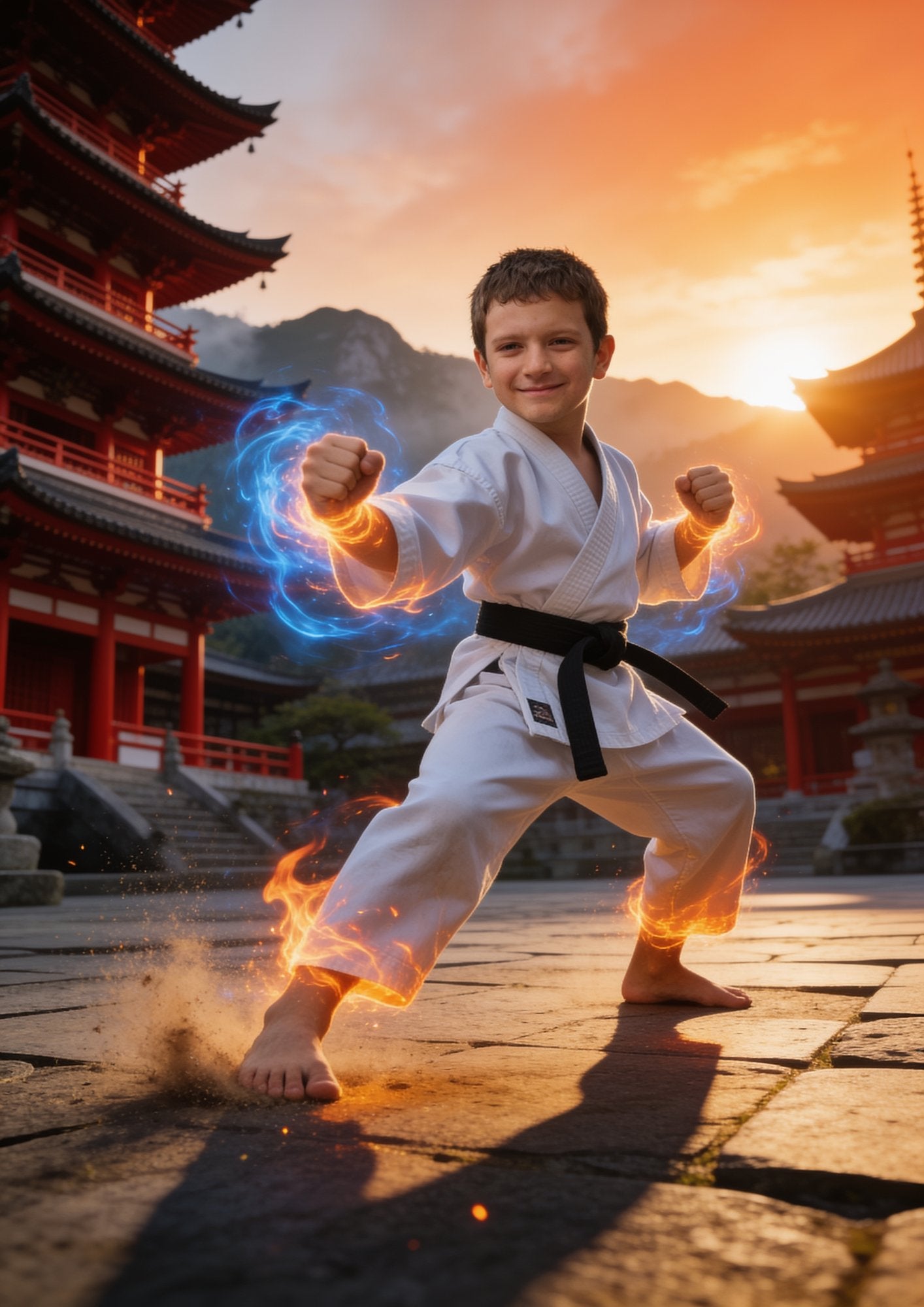 Maestro di karate — ritratto