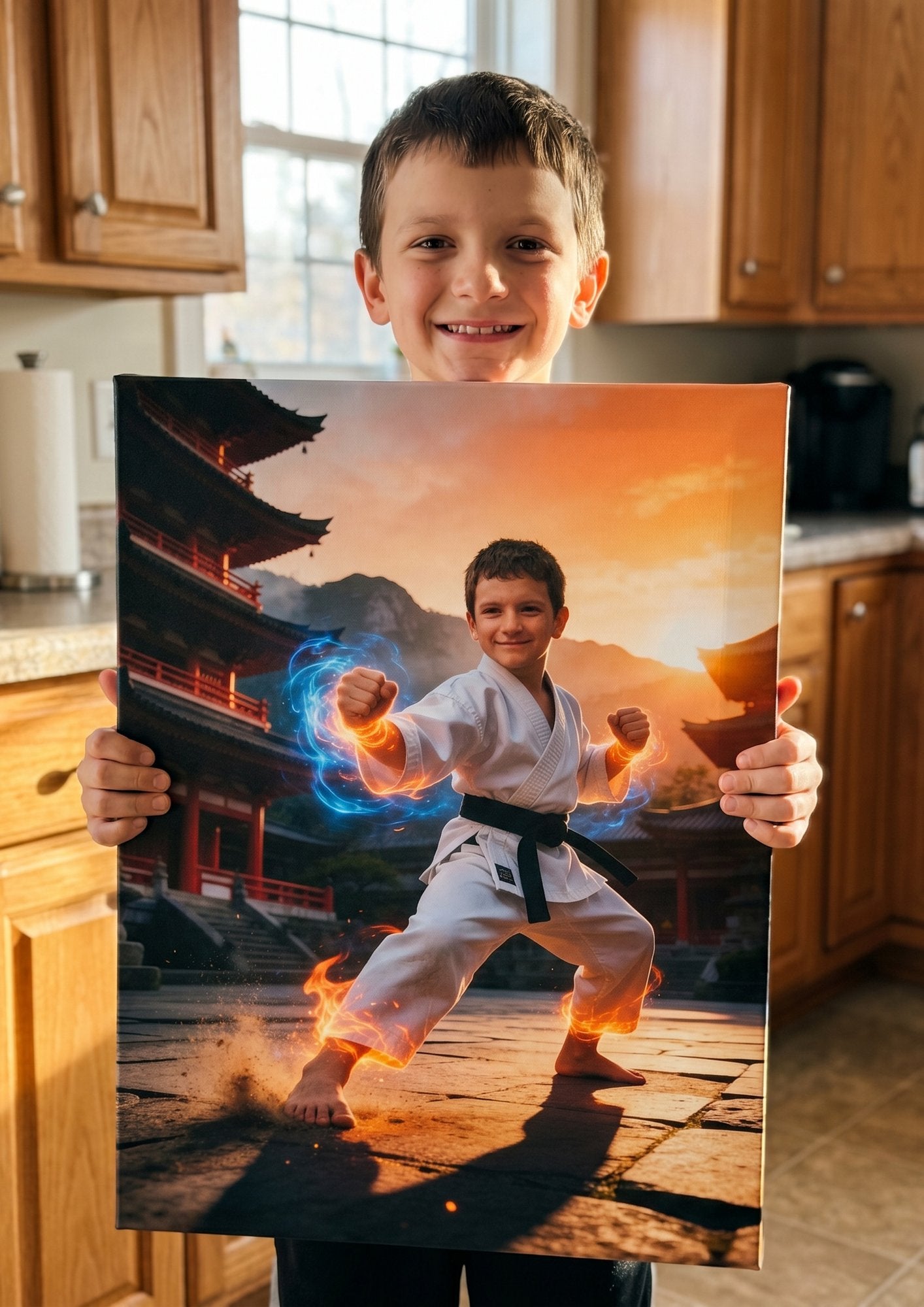 Maestro di karate — mockup