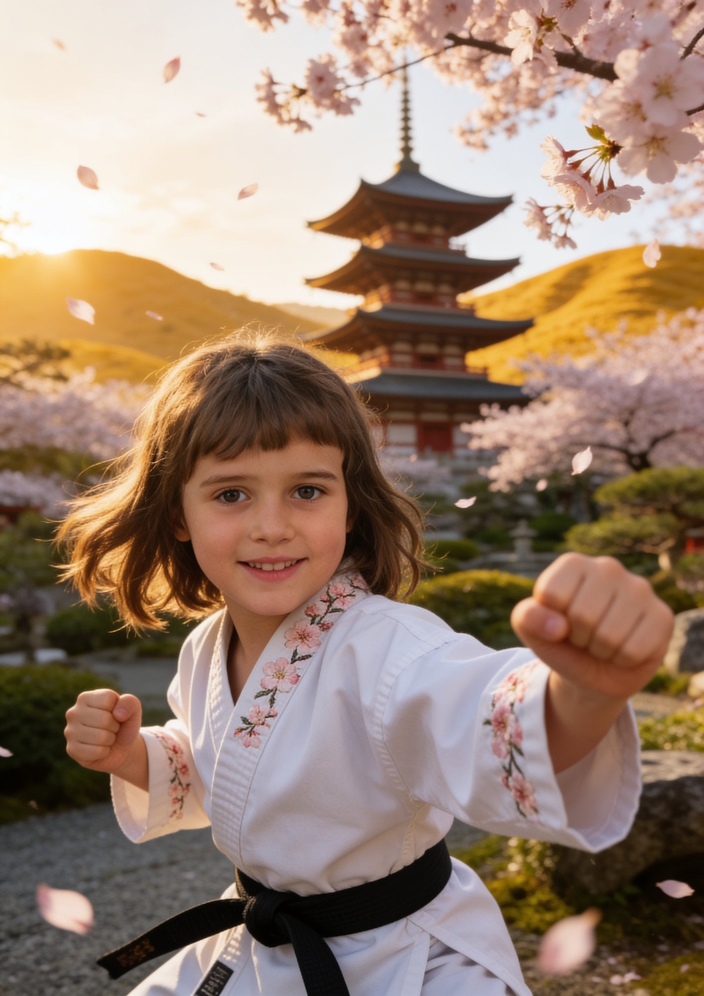 Campionessa di karate — ritratto