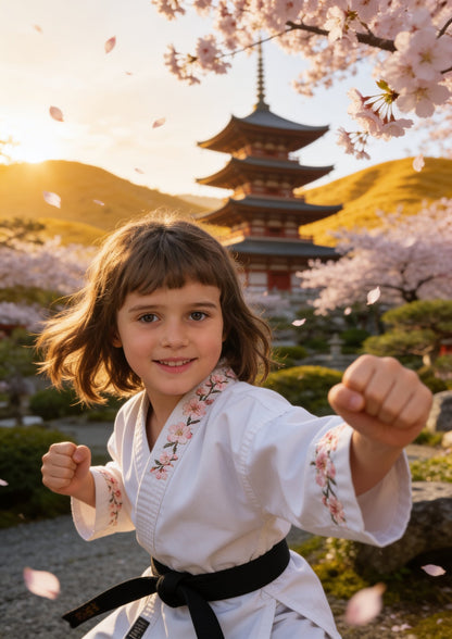 Campionessa di karate — ritratto