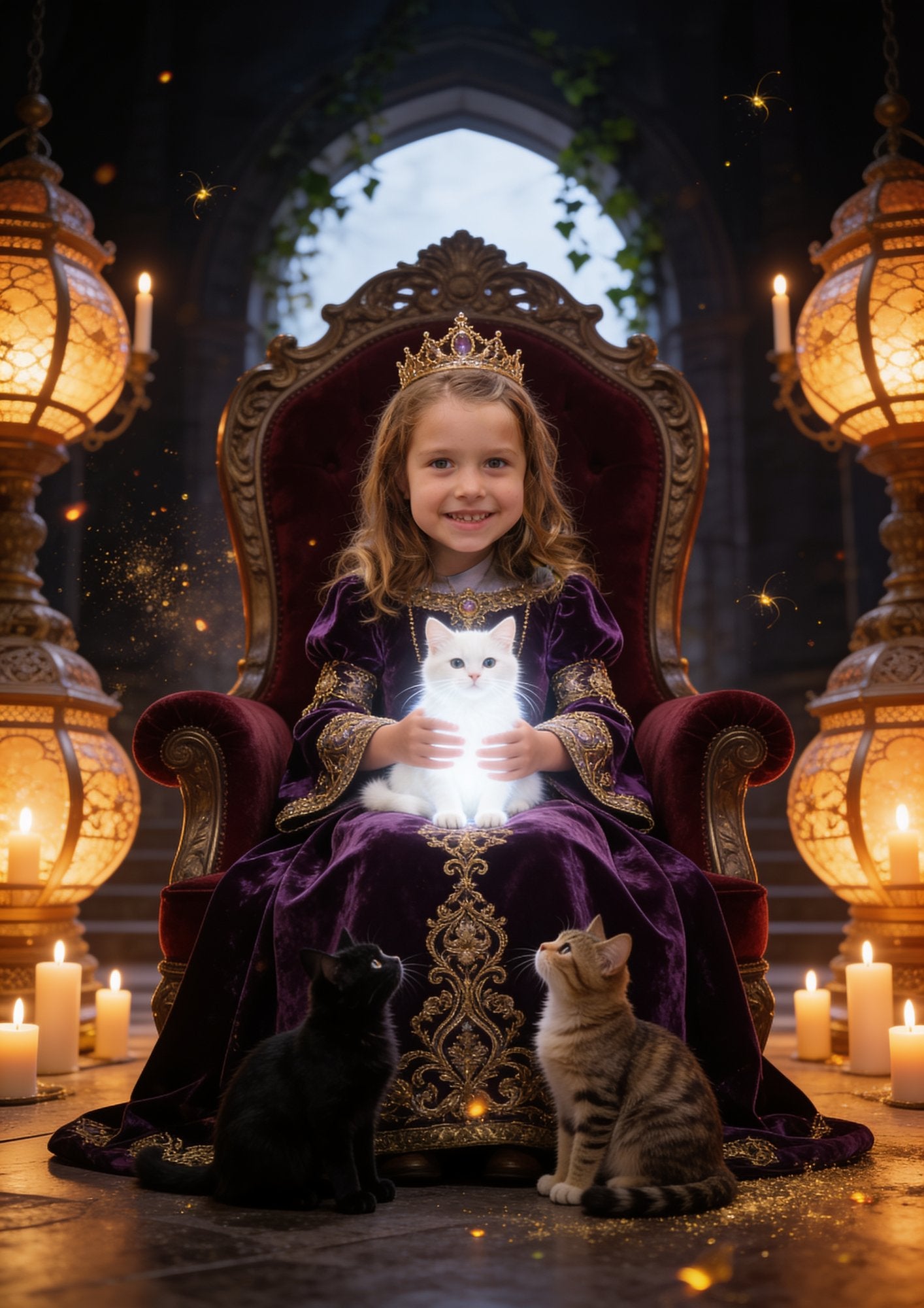 Principessa dei gatti — ritratto