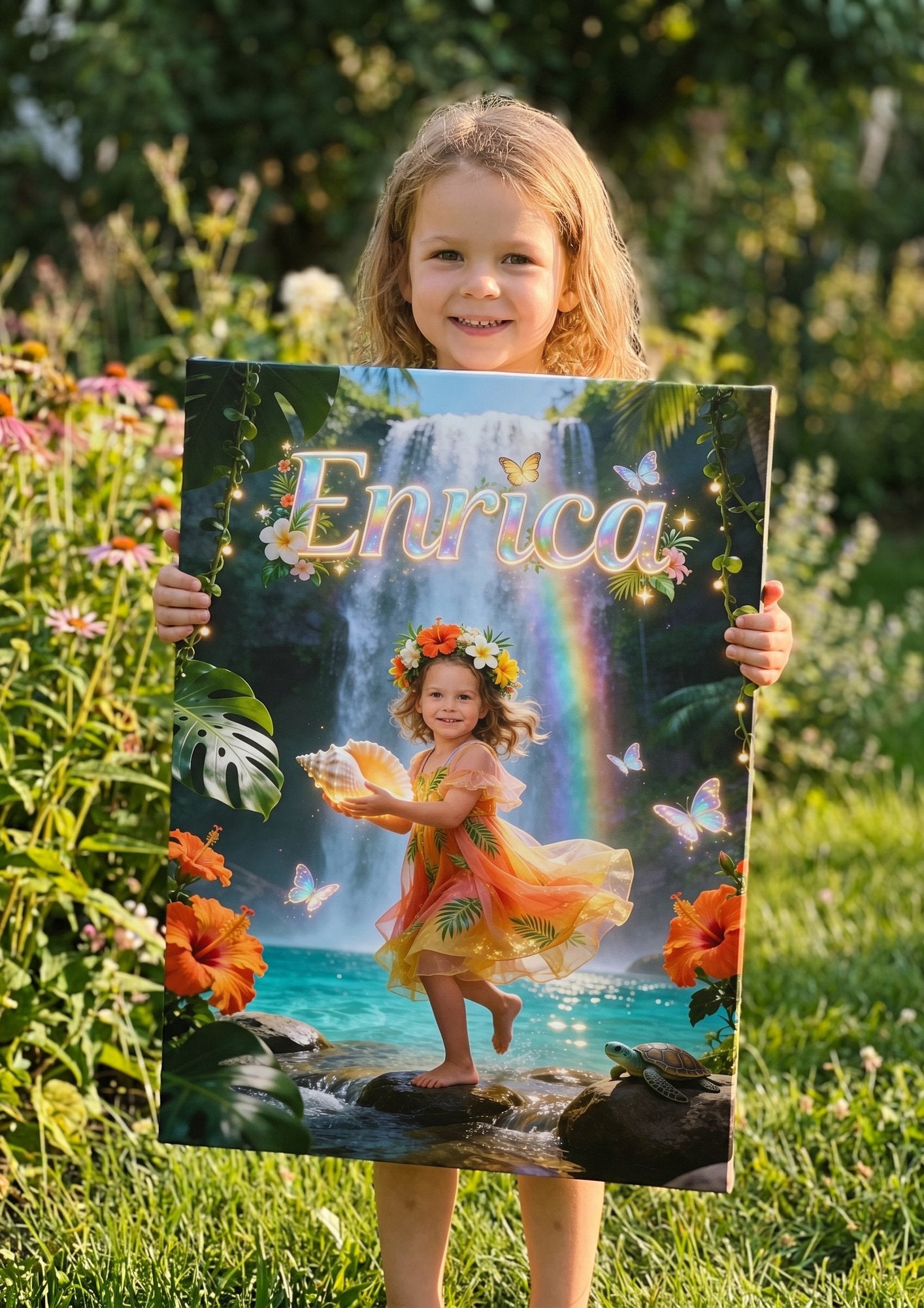 Ragazza della giungla — mockup