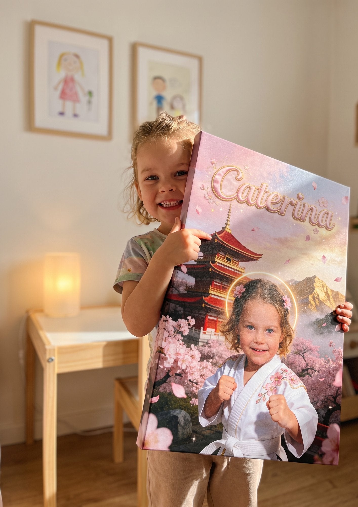 Maestra di karate — mockup