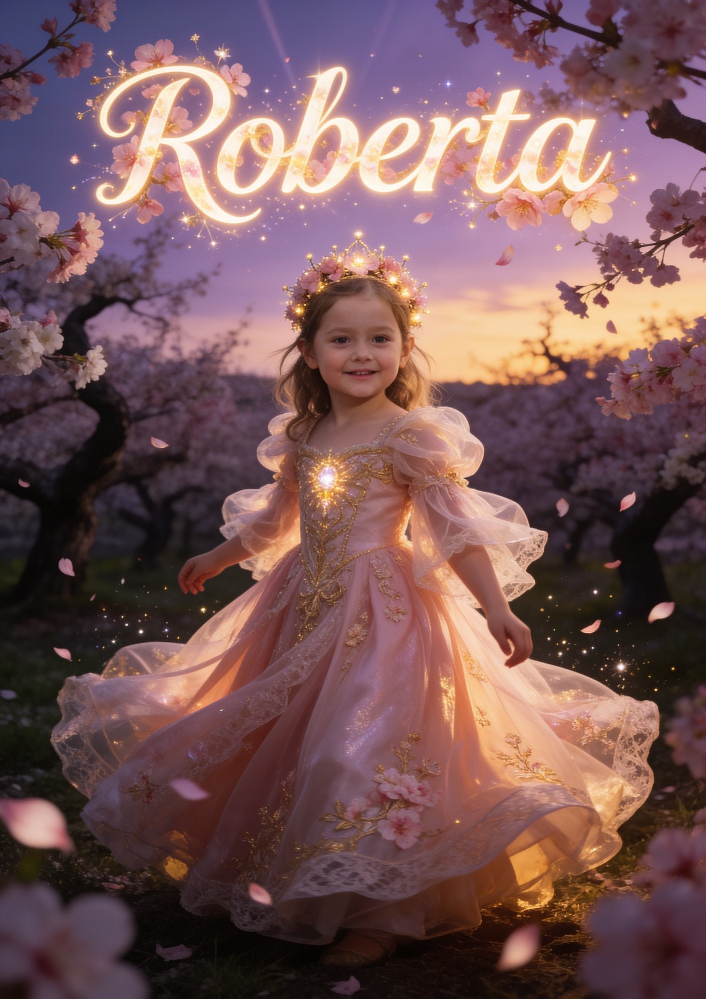 Principessa dei fiori — ritratto