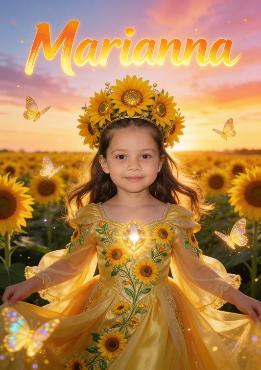 Principessa dei girasoli — ritratto